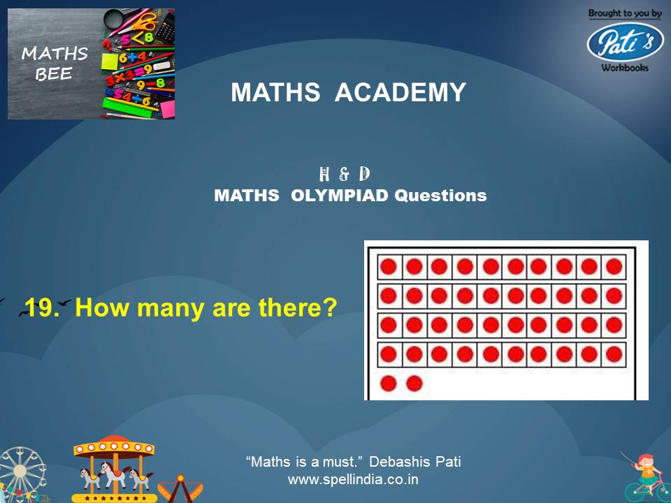 Maths Olympiad exams ... Practice Sample Questions